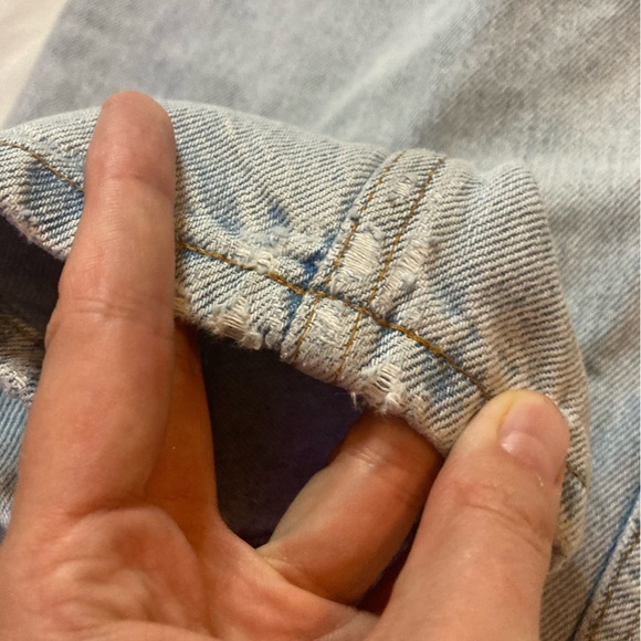 Vintage 90s Orange Tab Distressed Levi’s 550 Jeans Size 36 X 32 Relaxed Fit - Picture 15 of 16